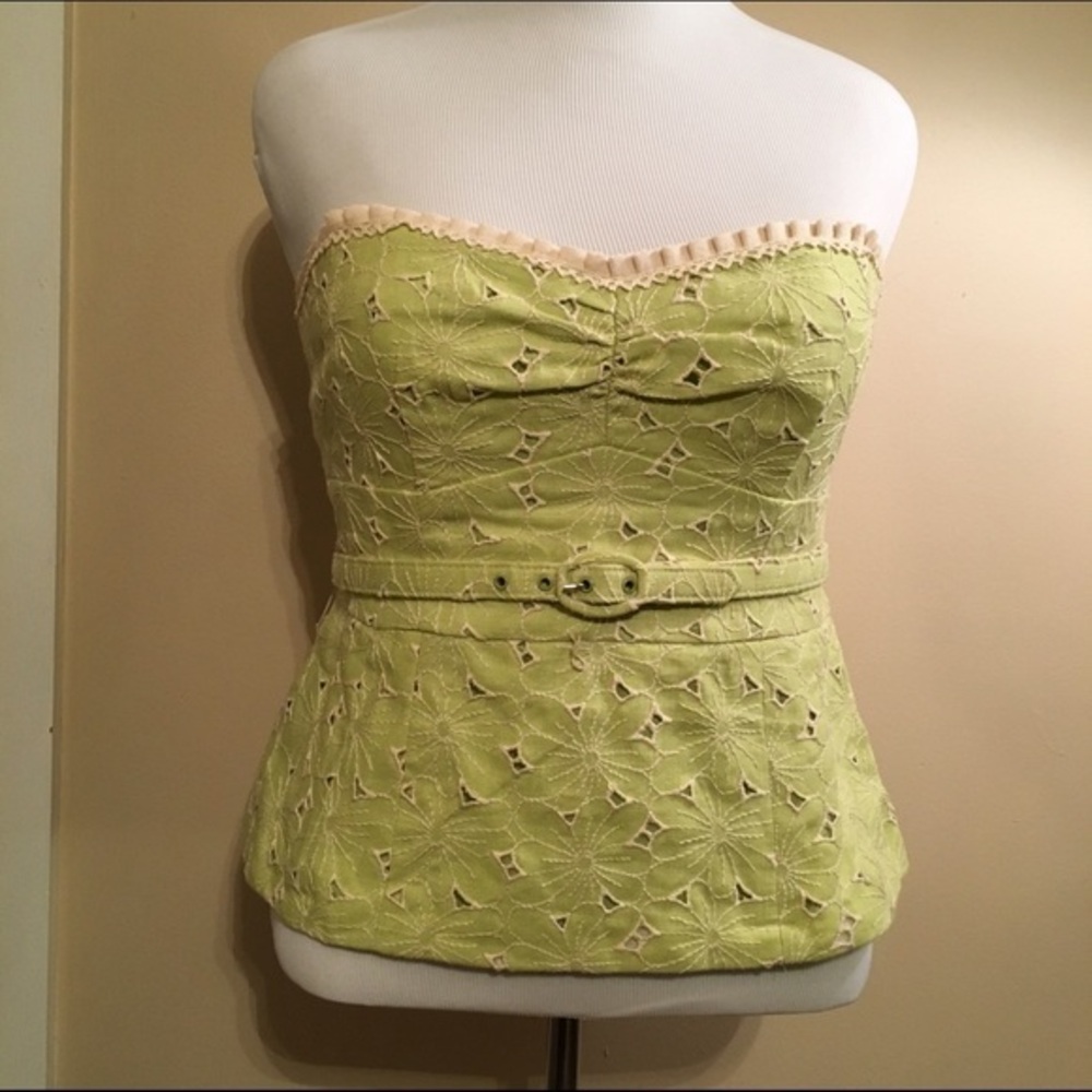 Nanette Lepore strapless top